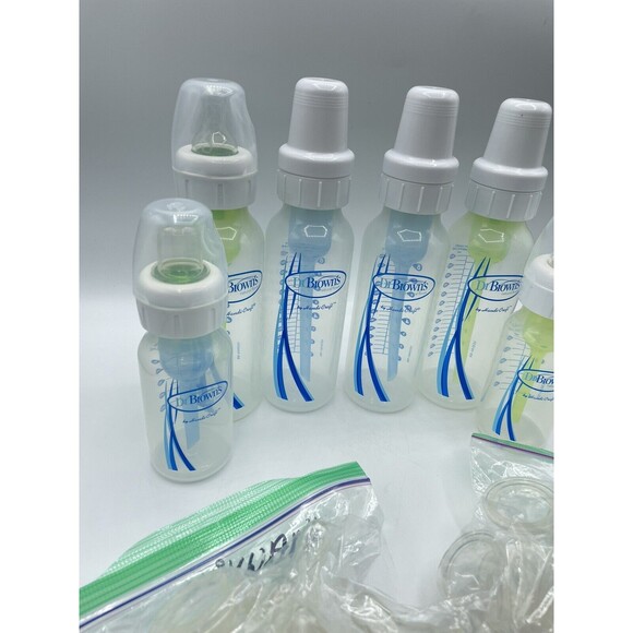 6 Dr. Brown's Anti-Colic Natural Flow Bottles 2x4 oz and 4x8 oz Bs286 - Picture 12 of 16